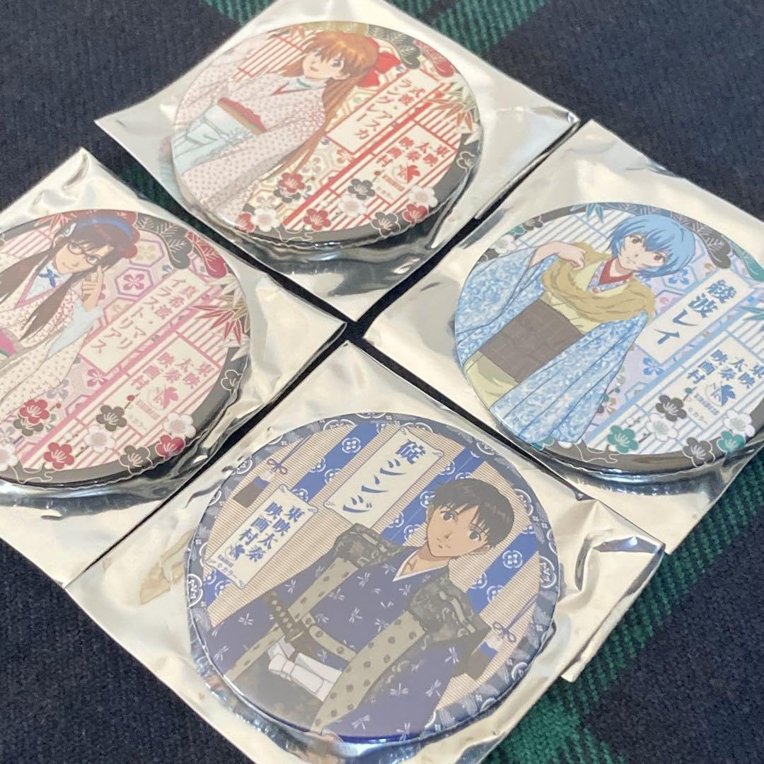 Amazon.co.jp: アスカ 綾波レイ 真希波 シンジ 缶バッジ 太秦